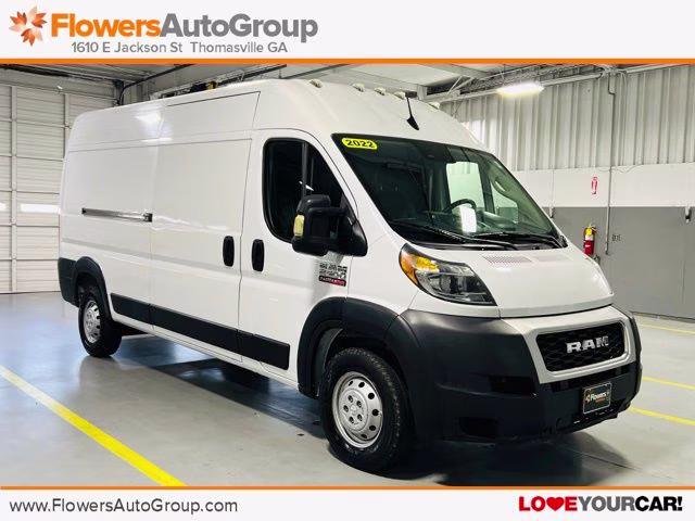 2022 Bright White Clearcoat Ram ProMaster 2500 High Roof FWD Van