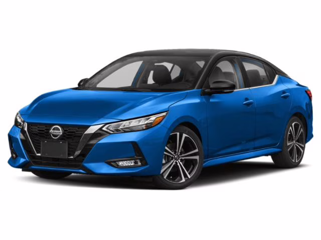 2021 Electric Blue/Super Black Nissan Sentra SR FWD Sedan