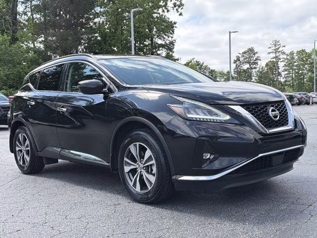 2021 Magnetic Black Pearl Nissan Murano SV FWD SUV