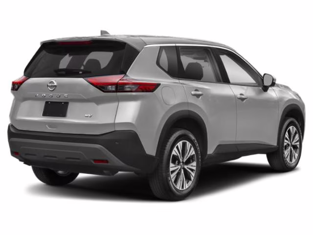 2021 Brilliant Silver Metallic Nissan Rogue SV AWD SUV