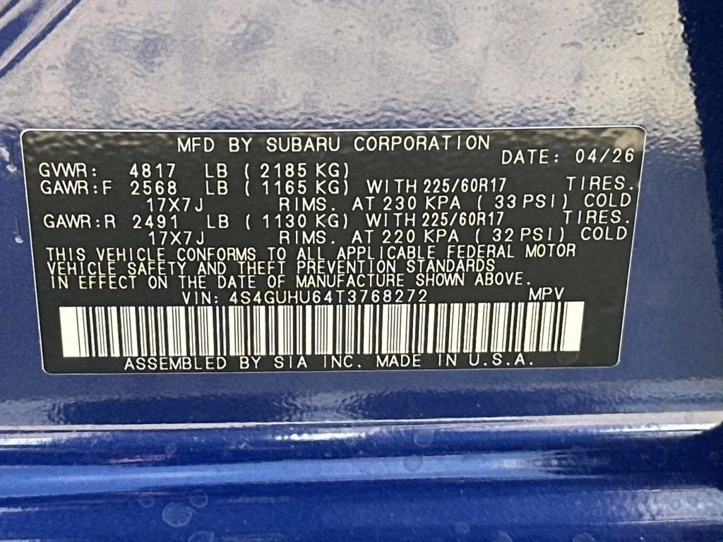 2026 Sapphire Blue Subaru Crosstrek Wilderness AWD SUV