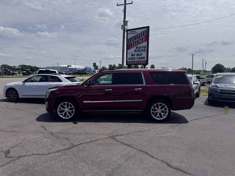 2018 Red Passion Tintcoat Cadillac Escalade ESV Platinum 4X4 SUV