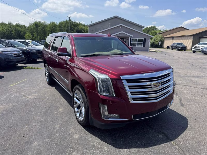 2018 Red Passion Tintcoat Cadillac Escalade ESV Platinum 4X4 SUV