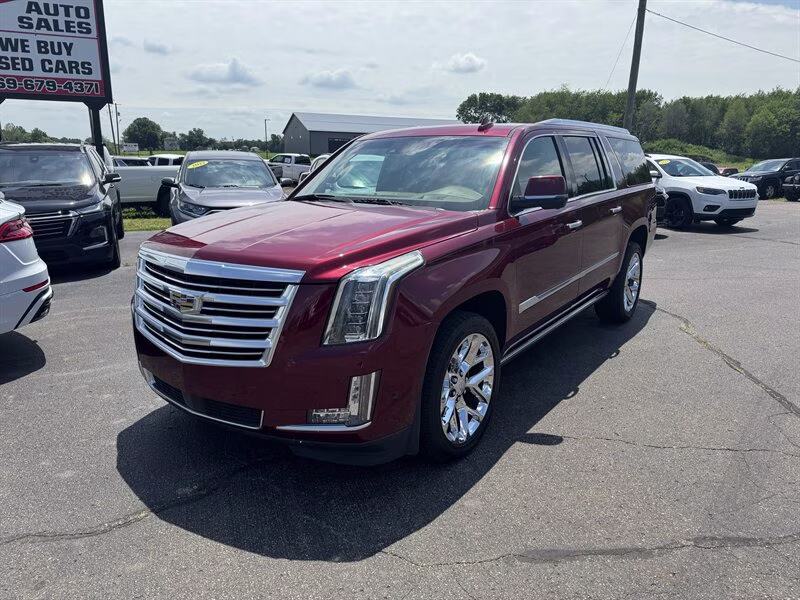 2018 Red Passion Tintcoat Cadillac Escalade ESV Platinum 4X4 SUV