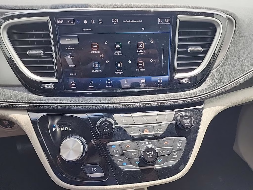 2023 Brilliant Black Crystal Pearlcoat Chrysler Pacifica Hybrid Touring L FWD Van