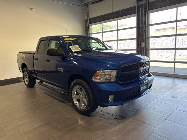 2018 Blue Streak Pearlcoat Ram 1500 Express 4X4 Truck