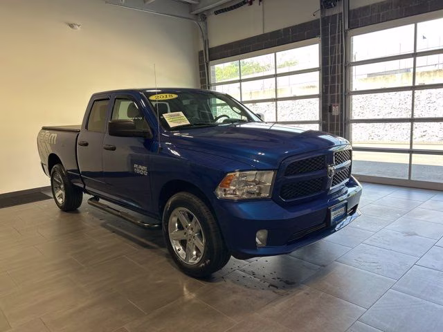2018 Blue Streak Pearlcoat Ram 1500 Express 4X4 Truck