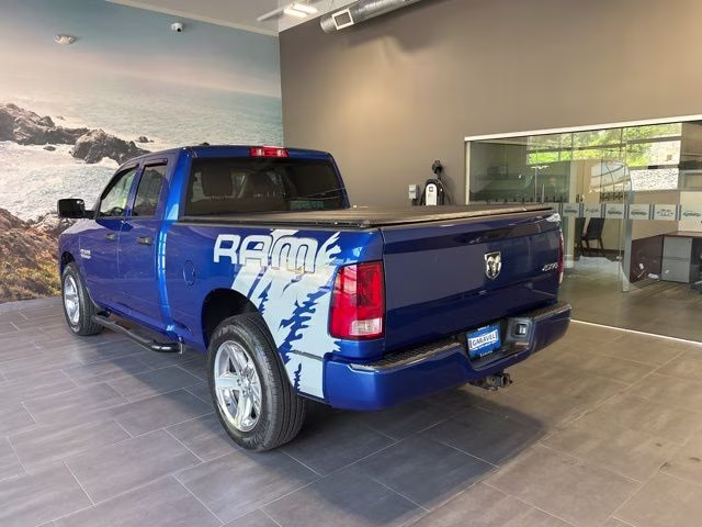 2018 Blue Streak Pearlcoat Ram 1500 Express 4X4 Truck