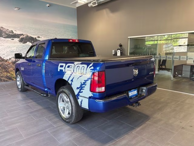2018 Blue Streak Pearlcoat Ram 1500 Express 4X4 Truck