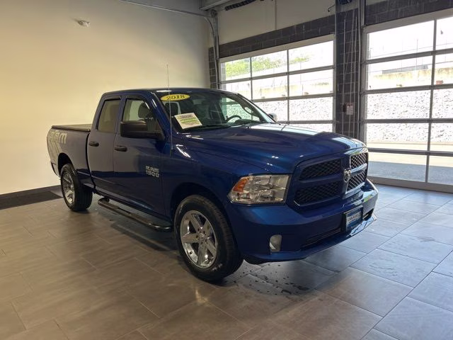 2018 Blue Streak Pearlcoat Ram 1500 Express 4X4 Truck
