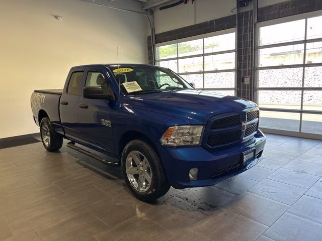 2018 Blue Streak Pearlcoat Ram 1500 Express 4X4 Truck