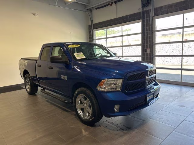 2018 Blue Streak Pearlcoat Ram 1500 Express 4X4 Truck