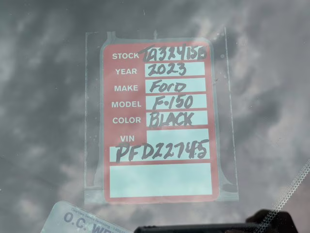 2023 Black Metallic Ford F-150 XLT 4X4 Truck