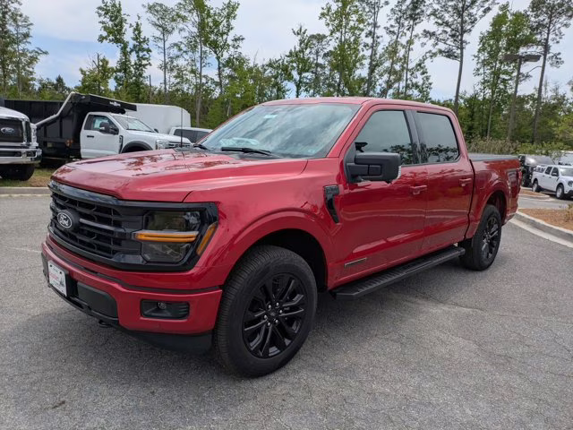 2025 Red Metallic Ford F-150 XLT 4X4 Truck