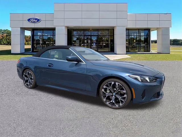 2025 Arctic Race Blue Metallic BMW 4 Series 430i RWD Convertible