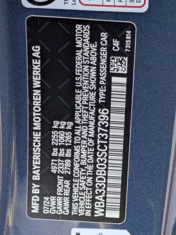 2025 Arctic Race Blue Metallic BMW 4 Series 430i RWD Convertible