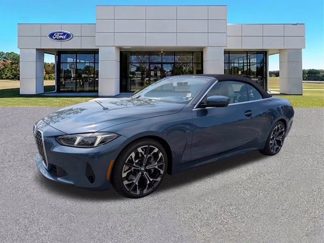 2025 Arctic Race Blue Metallic BMW 4 Series 430i RWD Convertible