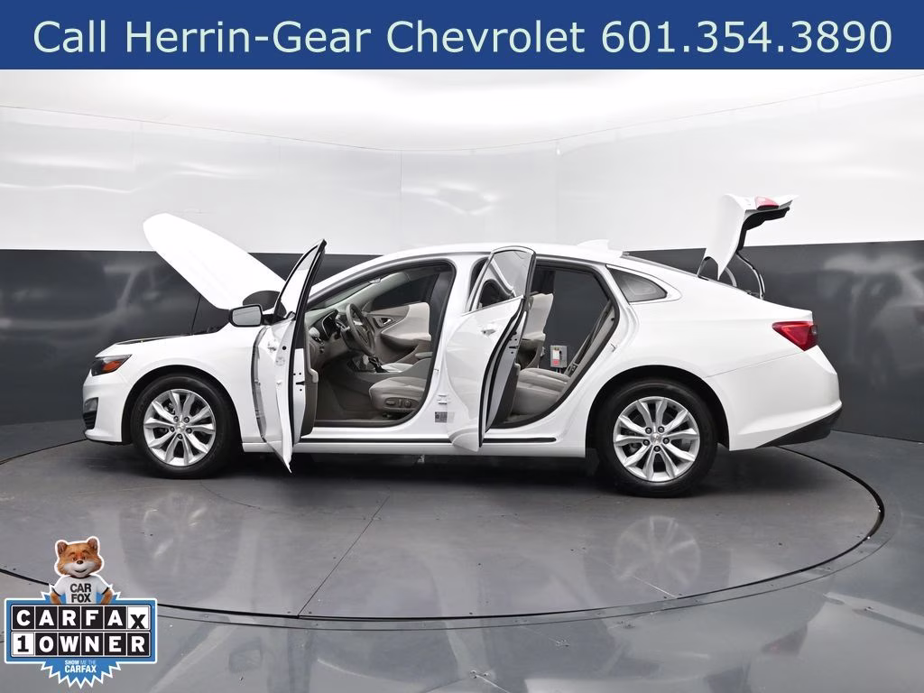 2025 Summit White Chevrolet Malibu LT FWD Sedan