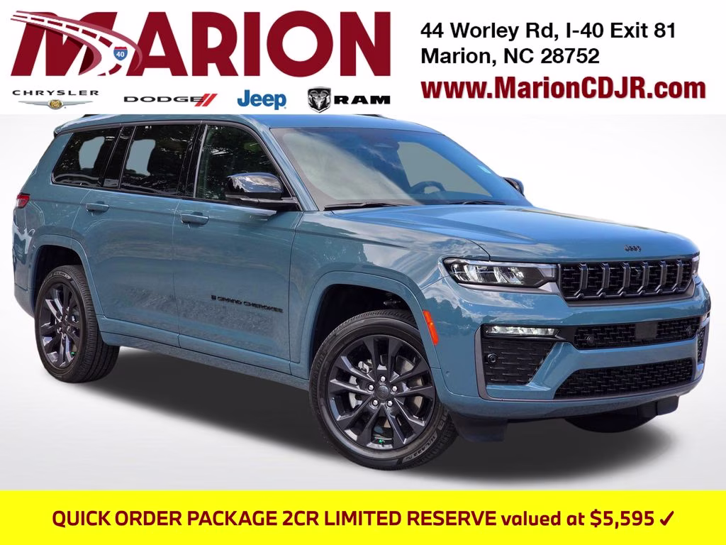 2026 Steel Blue Jeep Grand Cherokee L Limited 4X4 SUV