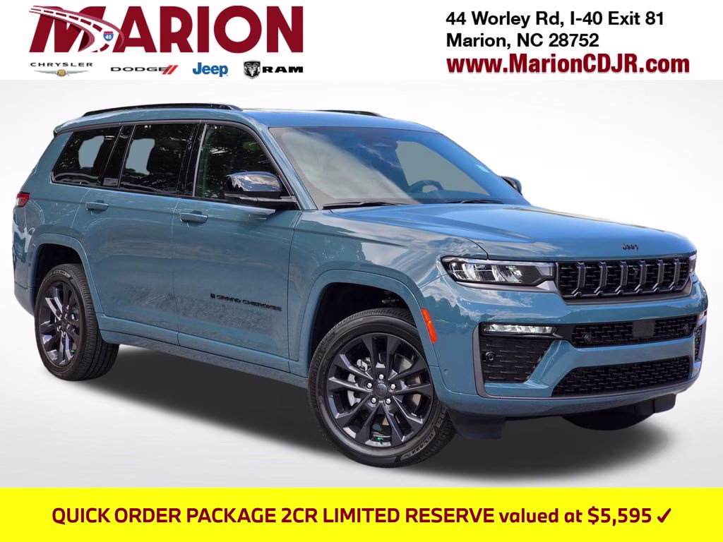 2026 Steel Blue Jeep Grand Cherokee L Limited 4X4 SUV