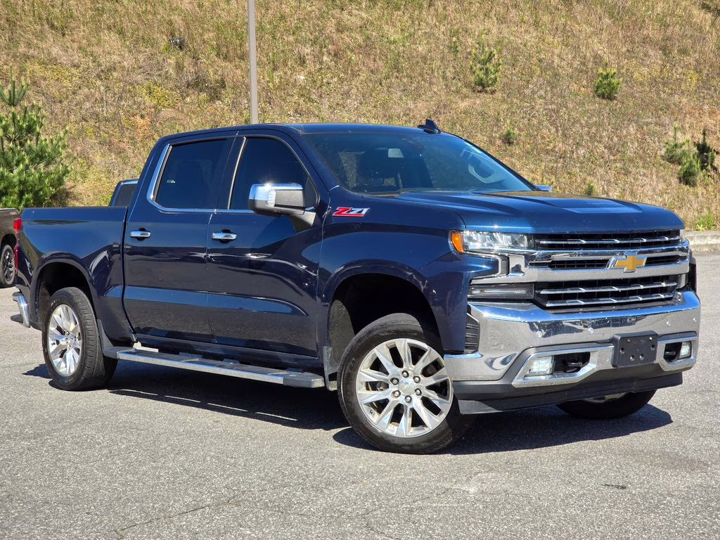 2019 Blue Chevrolet Silverado 1500 LTZ 4X4 Truck