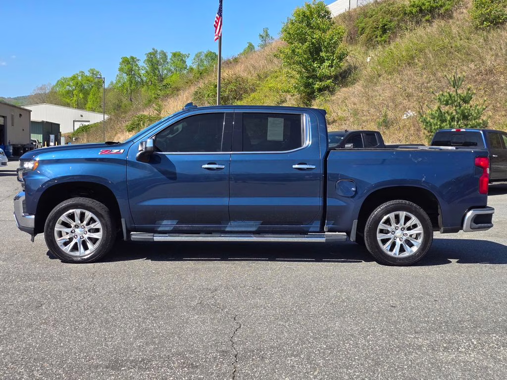 2019 Blue Chevrolet Silverado 1500 LTZ 4X4 Truck