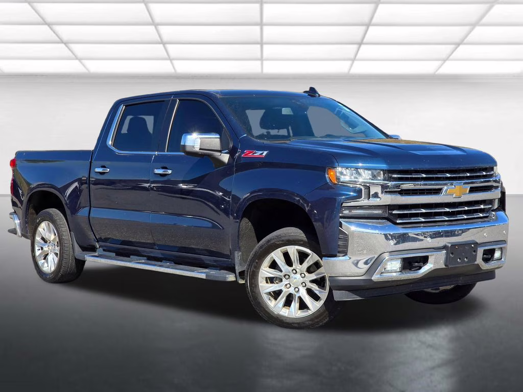 2019 Northsky Blue Metallic Chevrolet Silverado 1500 LTZ 4X4 Truck