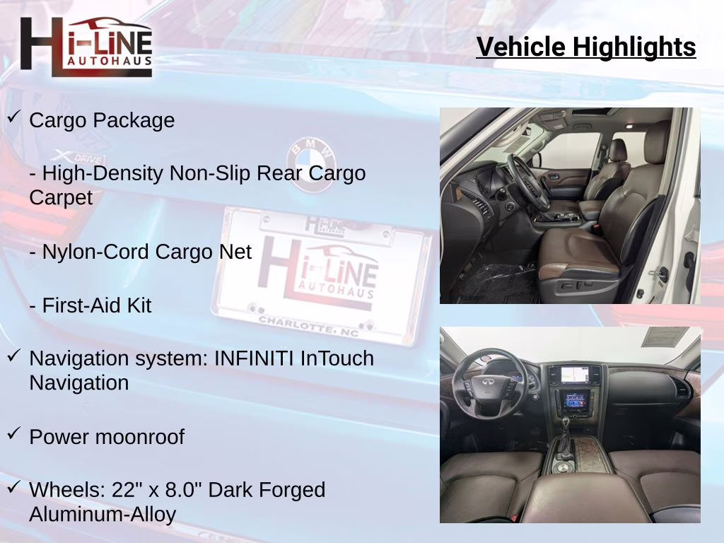 2021 Moonstone White INFINITI QX80 Premium Select RWD SUV