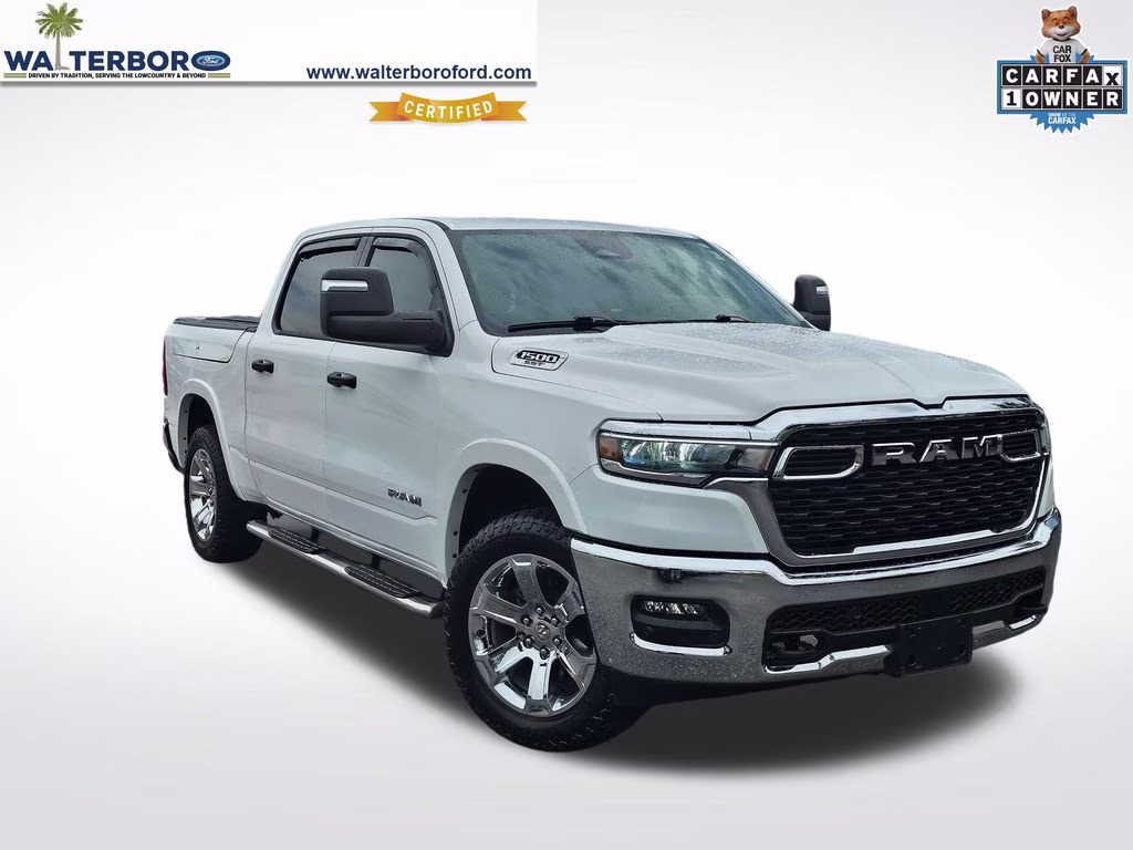 2025 Bright White Clearcoat Ram 1500 Big Horn/Lone Star 4X4 Truck