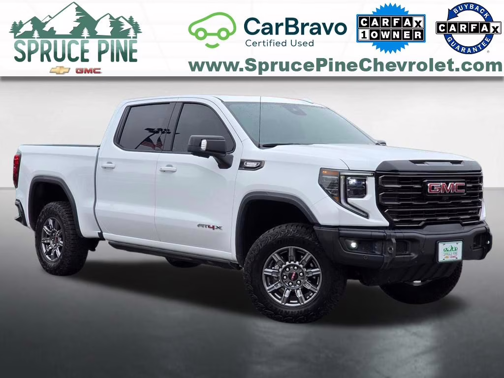 2025 Summit White GMC Sierra 1500 AT4X 4X4 Truck