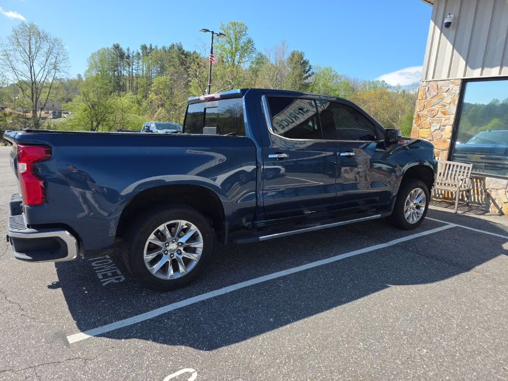 2019 Blue Chevrolet Silverado 1500 LTZ 4X4 Truck