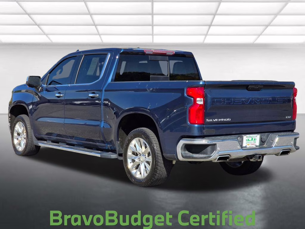 2019 Northsky Blue Metallic Chevrolet Silverado 1500 LTZ 4X4 Truck