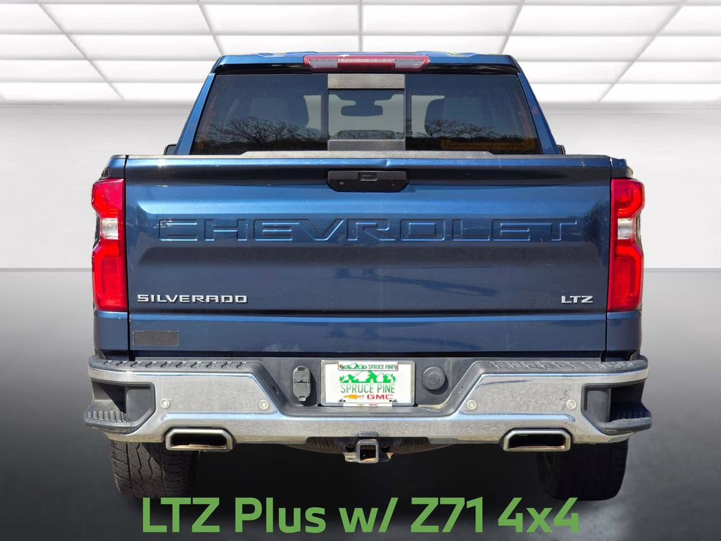 2019 Northsky Blue Metallic Chevrolet Silverado 1500 LTZ 4X4 Truck