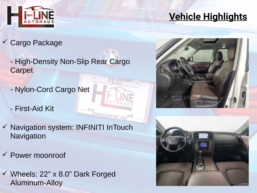 2021 Moonstone White INFINITI QX80 Premium Select RWD SUV