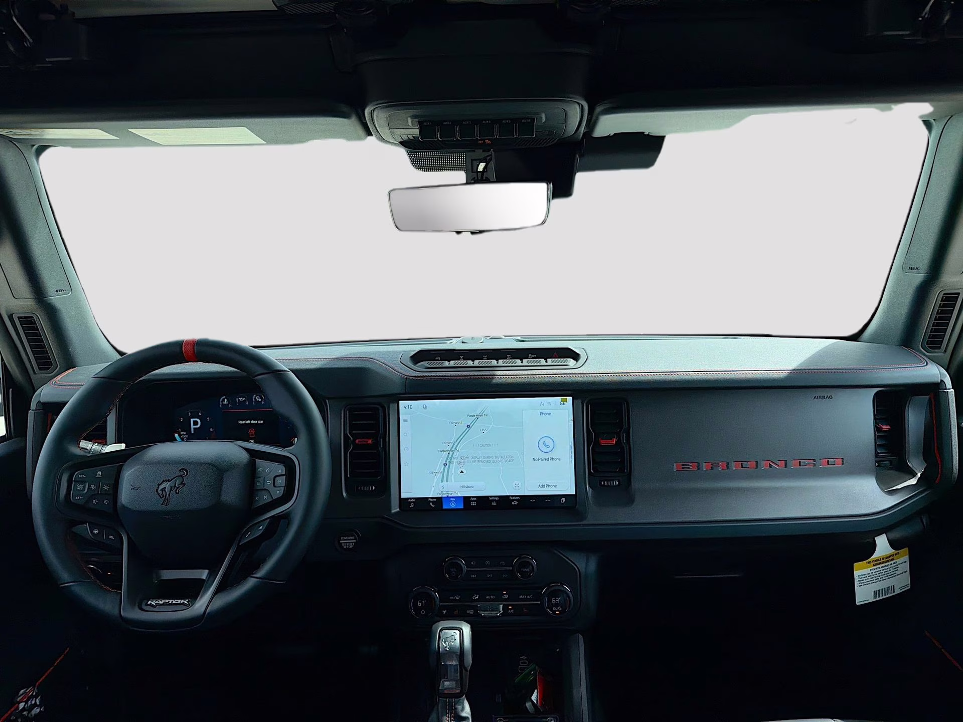 2026 Oxford White Ford Bronco Raptor 4X4 SUV