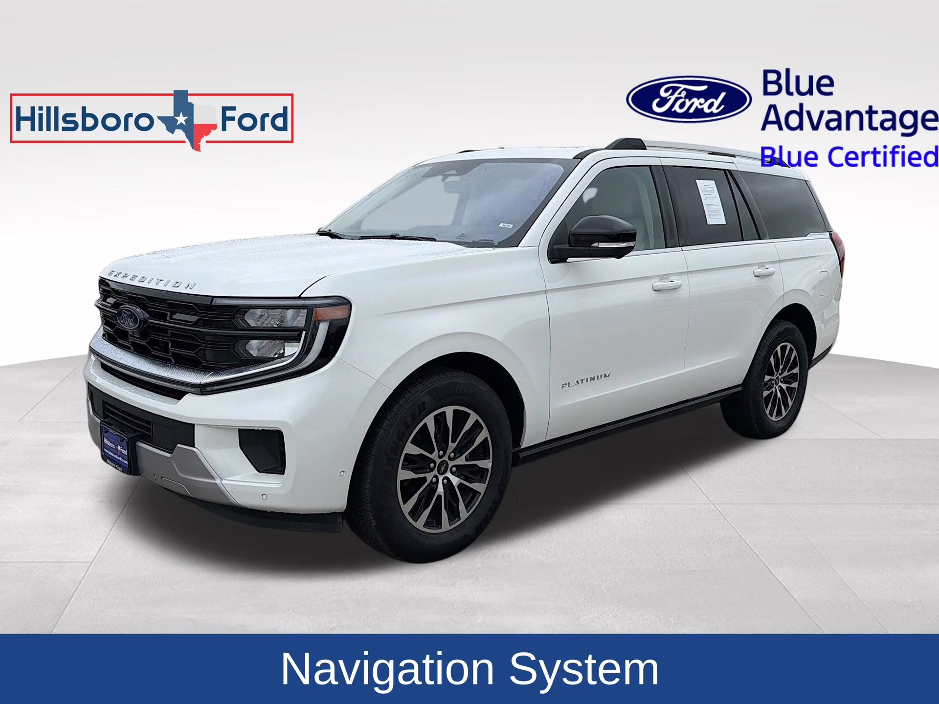 2025 Star White Metallic Tri-Coat Ford Expedition Platinum 4X4 SUV