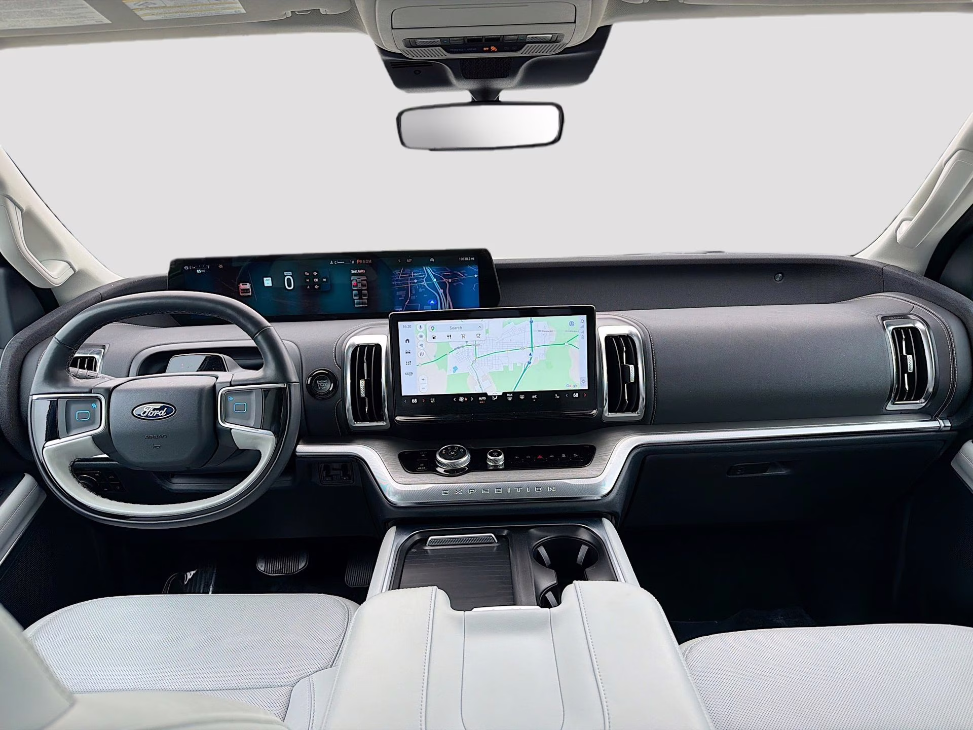2025 Star White Metallic Tri-Coat Ford Expedition Platinum 4X4 SUV