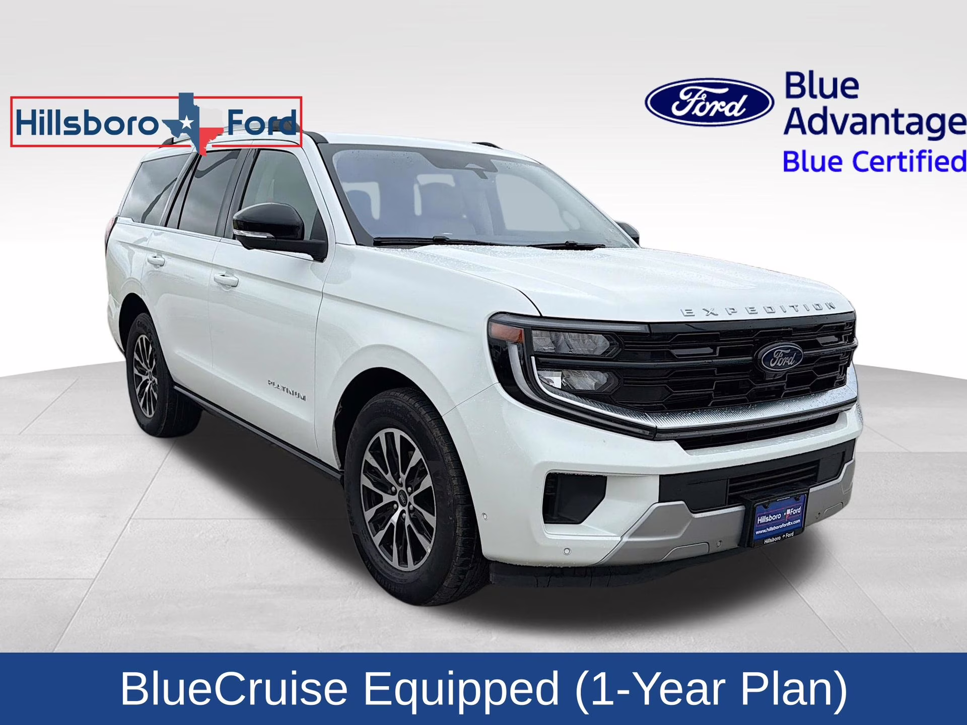 2025 Star White Metallic Tri-Coat Ford Expedition Platinum 4X4 SUV