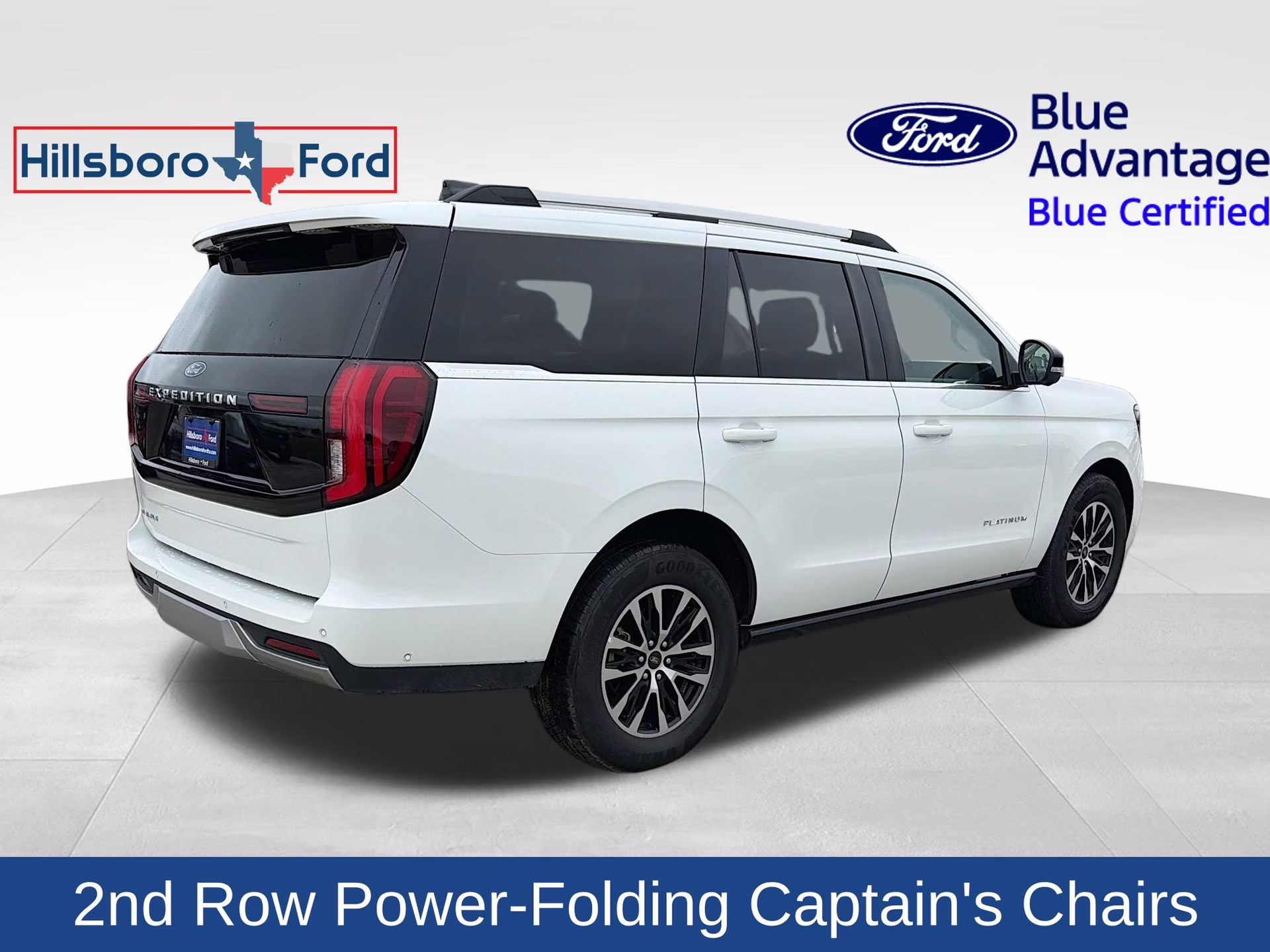 2025 Star White Metallic Tri-Coat Ford Expedition Platinum 4X4 SUV