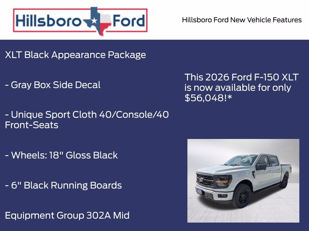 2026 Avalanche Ford F-150 XLT 4X4 Truck
