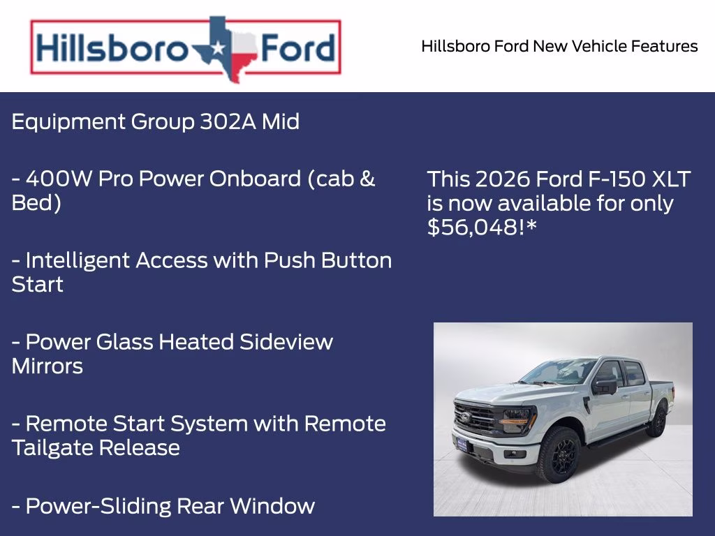 2026 Avalanche Ford F-150 XLT 4X4 Truck