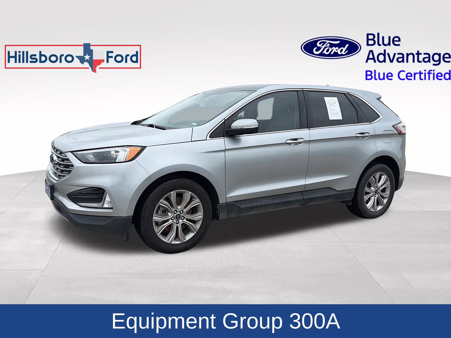 2023 Iconic Silver Metallic Ford Edge Titanium AWD SUV