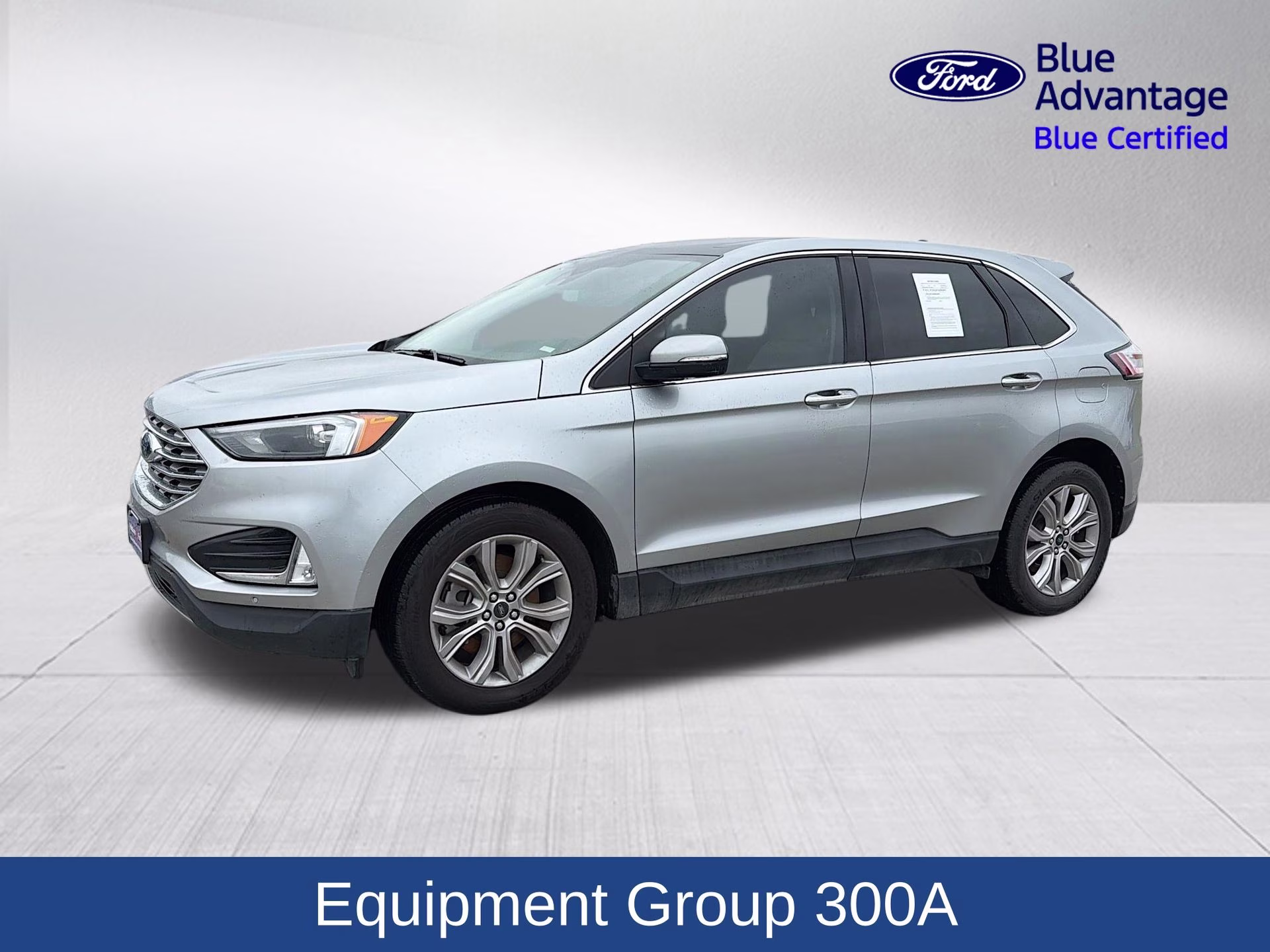 2023 Iconic Silver Metallic Ford Edge Titanium AWD SUV