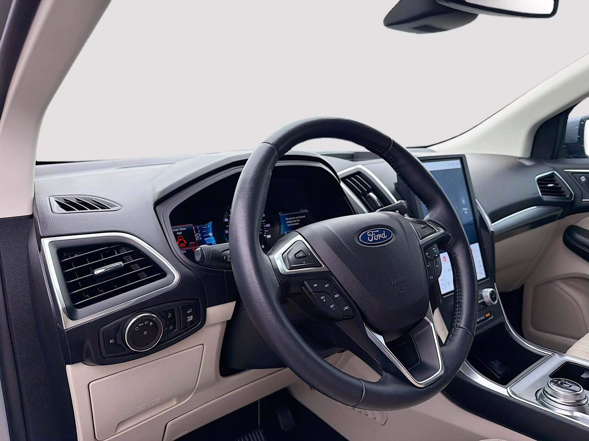 2023 Iconic Silver Metallic Ford Edge Titanium AWD SUV