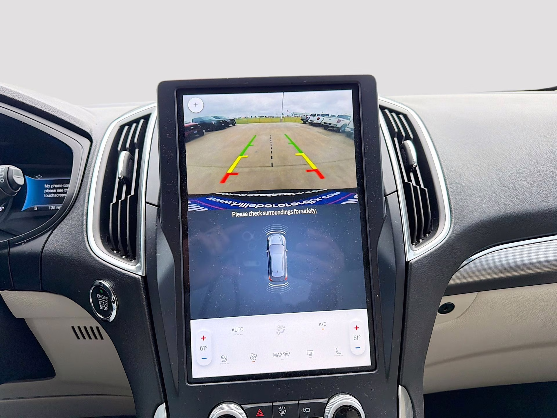 2023 Iconic Silver Metallic Ford Edge Titanium AWD SUV