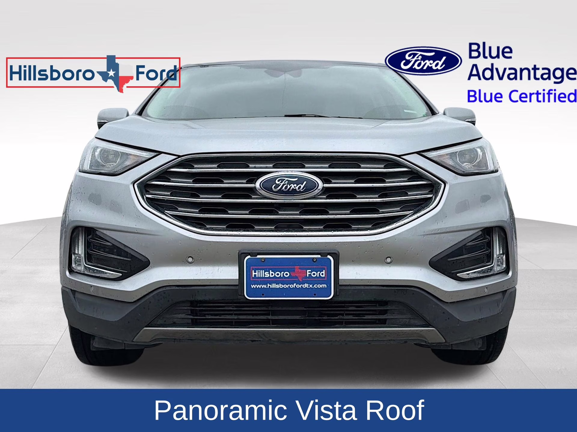 2023 Iconic Silver Metallic Ford Edge Titanium AWD SUV