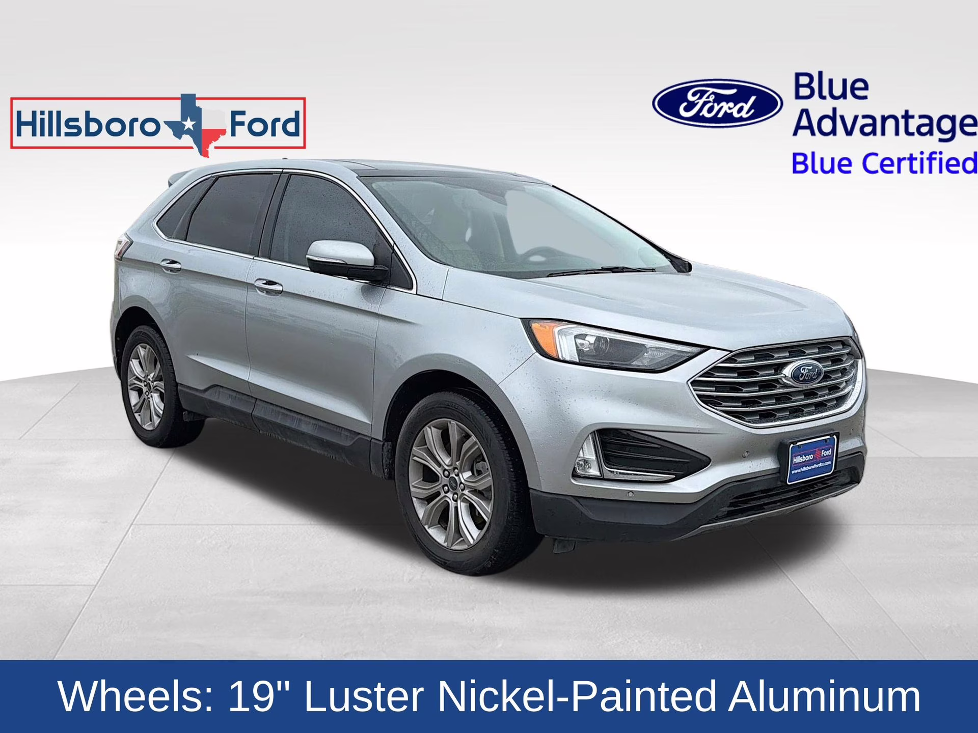 2023 Iconic Silver Metallic Ford Edge Titanium AWD SUV