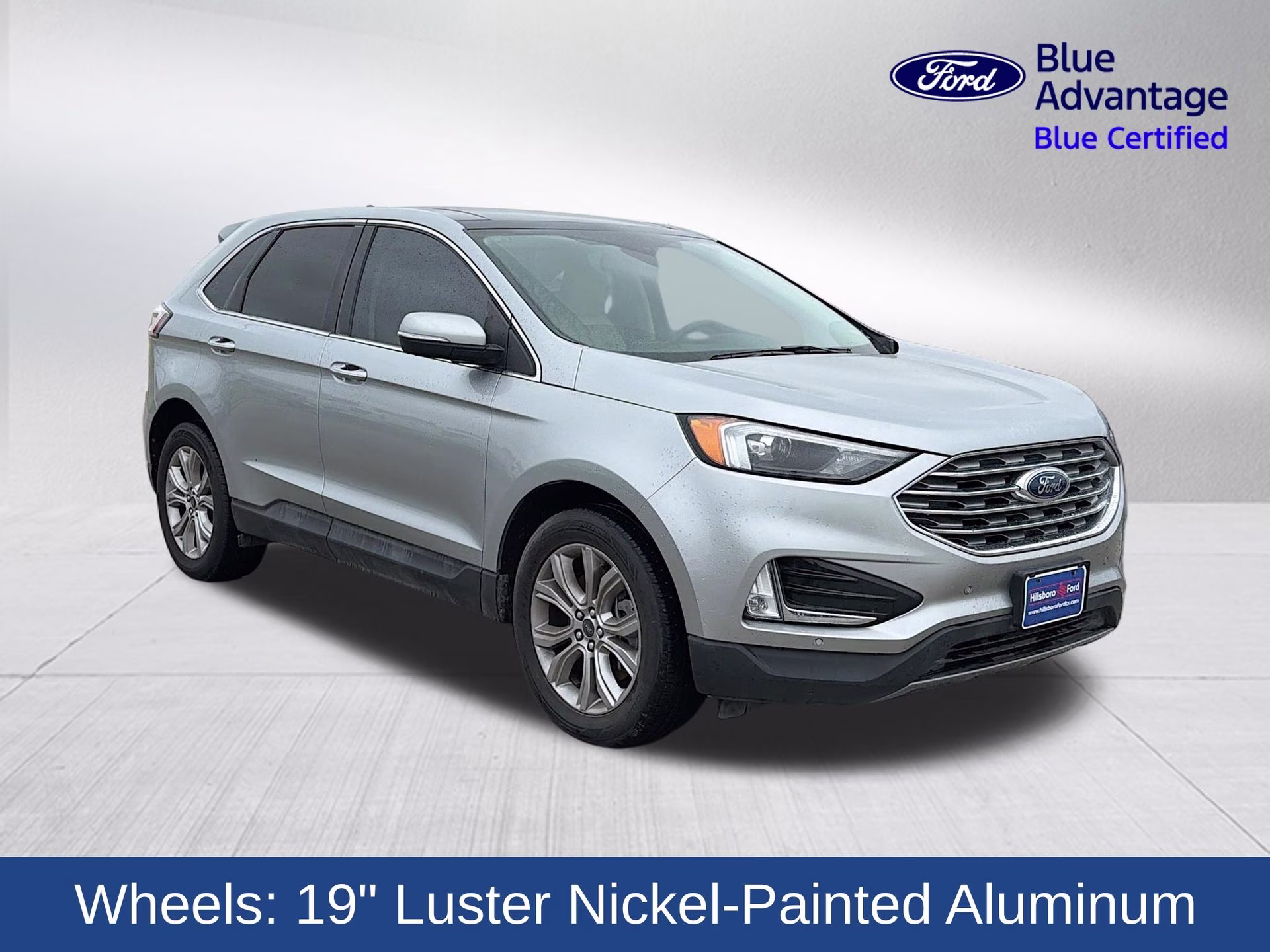 2023 Iconic Silver Metallic Ford Edge Titanium AWD SUV