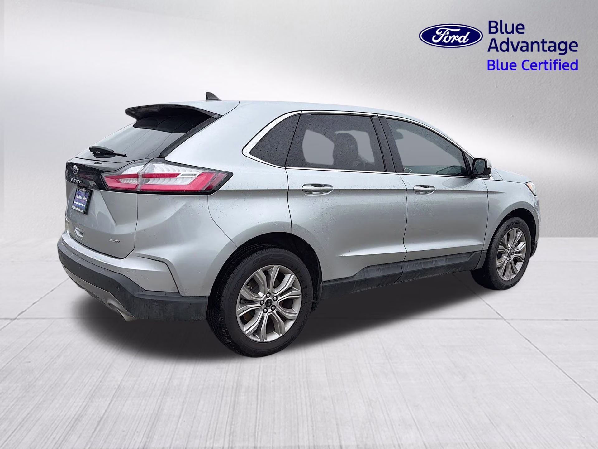 2023 Iconic Silver Metallic Ford Edge Titanium AWD SUV