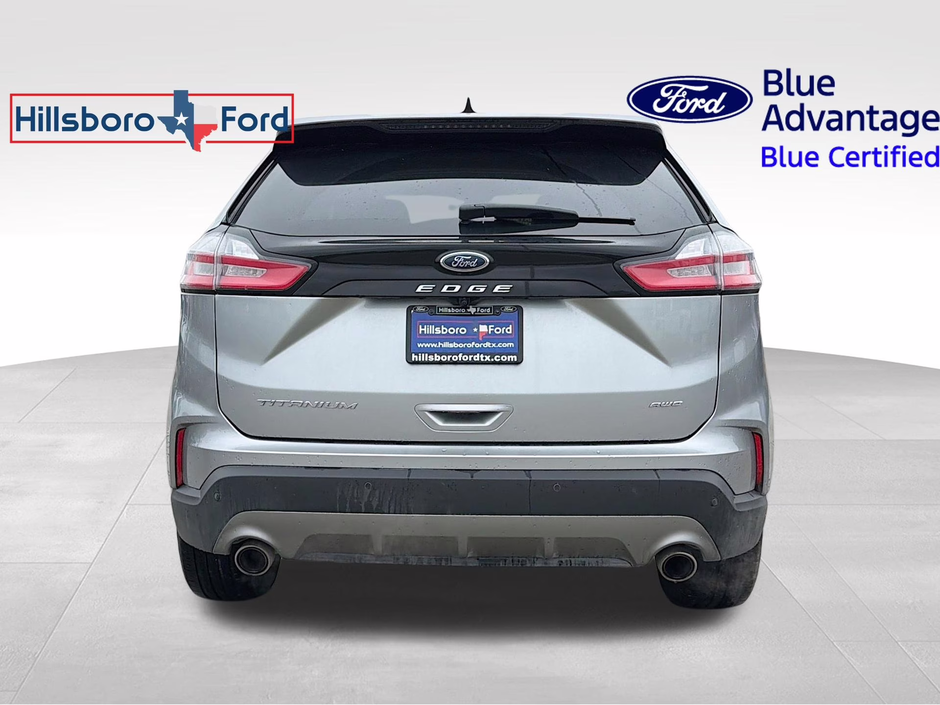 2023 Iconic Silver Metallic Ford Edge Titanium AWD SUV
